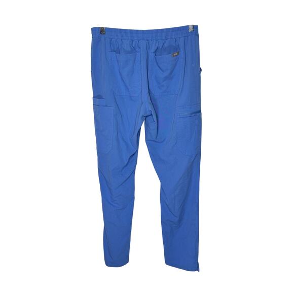 Figs Yola Skinny Scrub Pants Ceil Blue Women Small - Picture 3 of 9